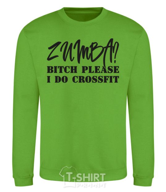 Sweatshirt Zumba i do crossfit orchid-green фото