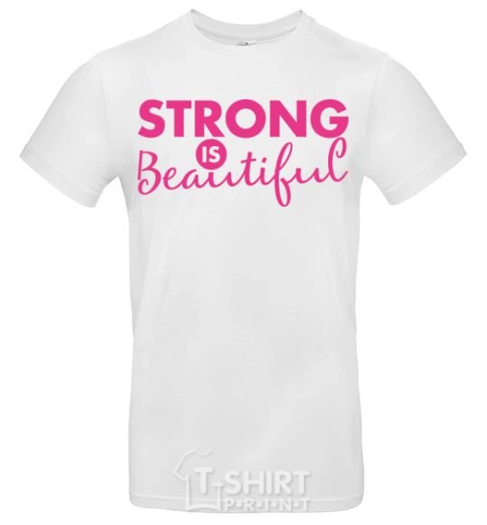 Men's T-Shirt Strong is beautiful White фото