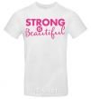 Men's T-Shirt Strong is beautiful White фото