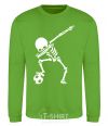Sweatshirt Football skeleton orchid-green фото