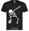 Men's T-Shirt Football skeleton black фото