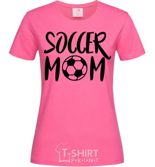 Women's T-shirt Soccer mom heliconia фото