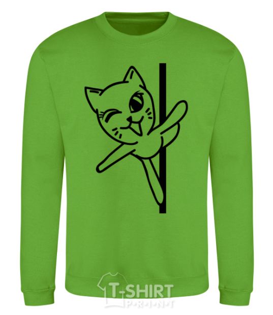 Sweatshirt Pole cat orchid-green фото