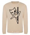 Sweatshirt Pole cat sand фото