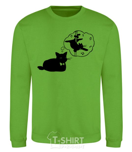 Sweatshirt Pole cat dream orchid-green фото