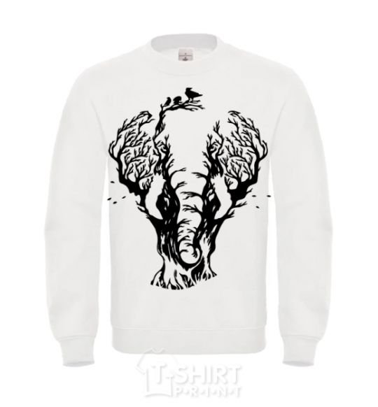 Sweatshirt Elefant tree White фото