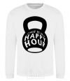 Sweatshirt This is my happy hour weight White фото