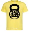 Men's T-Shirt This is my happy hour weight cornsilk фото