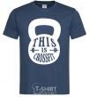 Men's T-Shirt This is crossfit navy-blue фото