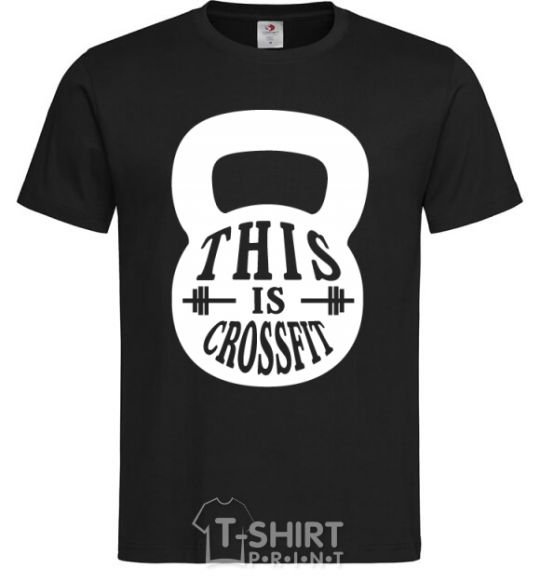 Men's T-Shirt This is crossfit black фото
