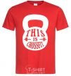 Men's T-Shirt This is crossfit red фото