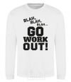 Sweatshirt Go work out White фото