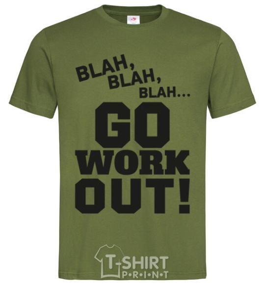 Men's T-Shirt Go work out millennial-khaki фото