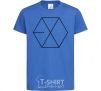 Kids T-shirt EXO logo royal-blue фото