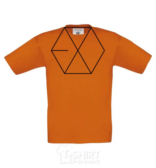 Kids T-shirt EXO logo cornsilk фото