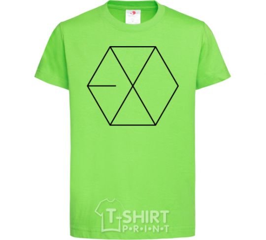 Kids T-shirt EXO logo orchid-green фото