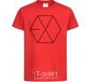 Kids T-shirt EXO logo red фото