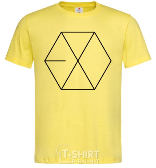 Men's T-Shirt EXO logo cornsilk фото