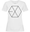 Женская футболка EXO logo Белый фото