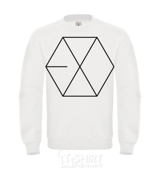 Sweatshirt EXO logo White фото