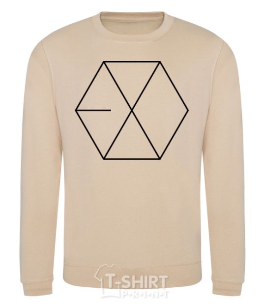 Sweatshirt EXO logo sand фото