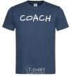 Men's T-Shirt Coach friends style navy-blue фото