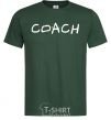 Men's T-Shirt Coach friends style bottle-green фото
