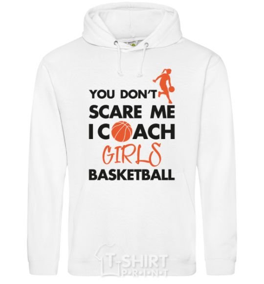 Мужская толстовка (худи) Coach girls basketball Белый фото