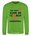 Sweatshirt Coach girls basketball orchid-green фото