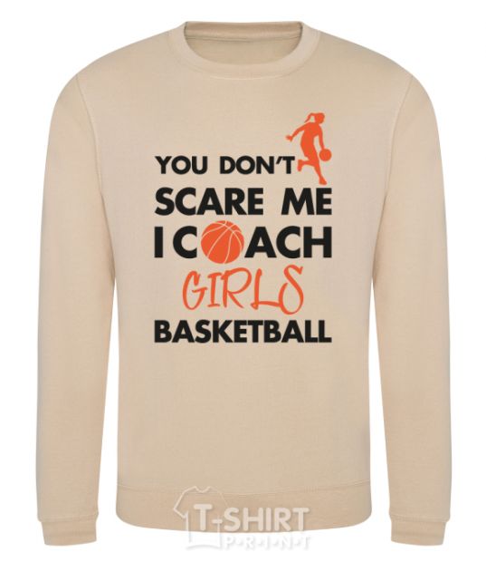 Sweatshirt Coach girls basketball sand фото