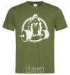 Men's T-Shirt Gorilla squeeze millennial-khaki фото