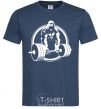 Men's T-Shirt Gorilla squeeze navy-blue фото