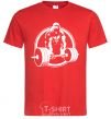 Men's T-Shirt Gorilla squeeze red фото