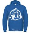 Men`s hoodie Gorilla squeeze royal фото