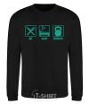 Sweatshirt Eat sleep crossfit black фото