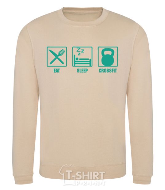 Sweatshirt Eat sleep crossfit sand фото