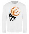 Sweatshirt Basketball hoop art White фото