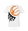 Men's T-Shirt Basketball hoop art White фото