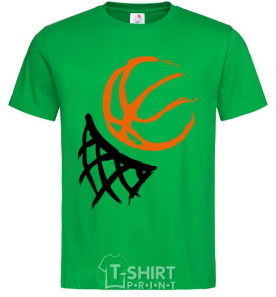 Men's T-Shirt Basketball hoop art kelly-green фото