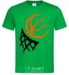 Men's T-Shirt Basketball hoop art kelly-green фото