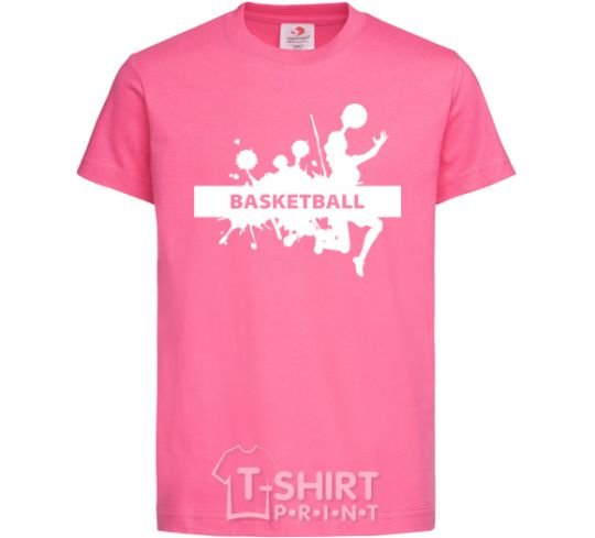Kids T-shirt Basketball girl heliconia фото