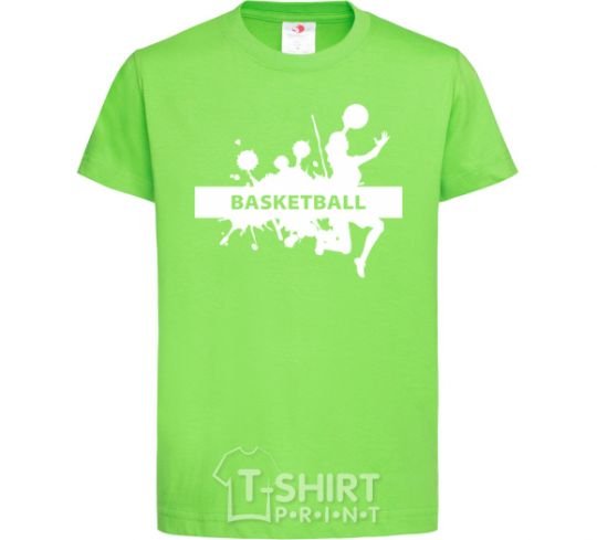 Kids T-shirt Basketball girl orchid-green фото