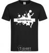 Men's T-Shirt Basketball girl black фото