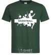 Men's T-Shirt Basketball girl bottle-green фото