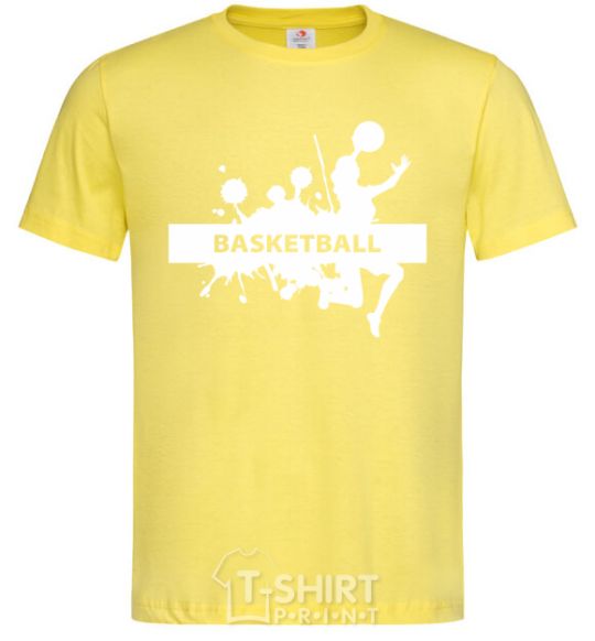 Men's T-Shirt Basketball girl cornsilk фото