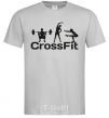 Мужская футболка Crossfit girls Серый фото