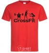 Мужская футболка Crossfit girls Красный фото