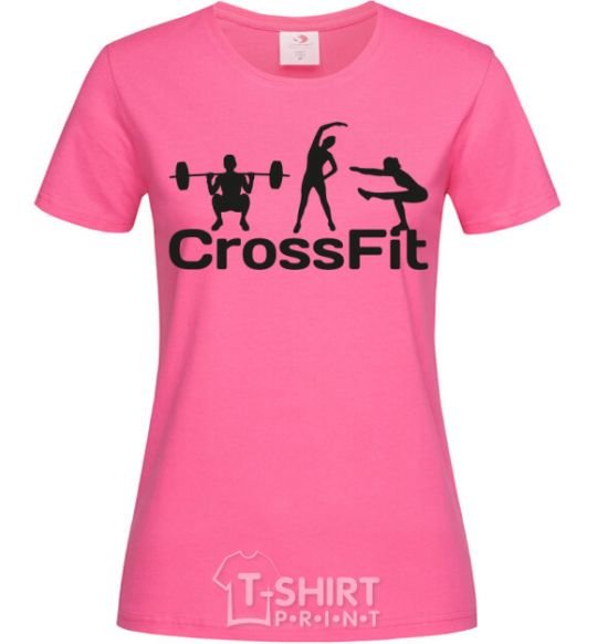 Women's T-shirt Crossfit girls heliconia фото