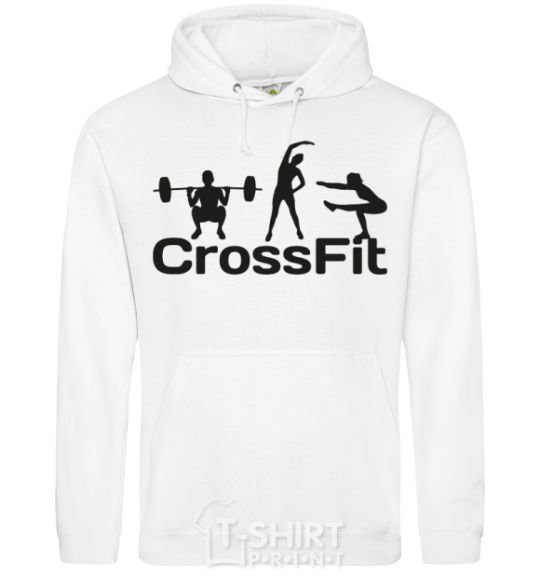 Men`s hoodie Crossfit girls White фото