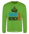 Sweatshirt Squat bench deadlift orchid-green фото